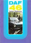 DAF 46 SEDAN/STATIONCAR sales brochure cover 1975