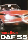 DAF 55 Marathon sales brochure cover 1971