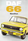 Daf 66 Marathon sales brochure cover 1972